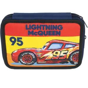 Disney Cars Lightning McQueen pencil case, blue with red and yellow details, featuring Lightning McQueen - Pencil Case
