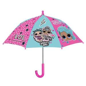 LOL Surprise umbrella for kids, featuring popular characters, pink and blue design, perfect for rainy days - Children's Umbrella