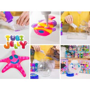 Tubi Jelly 3D процес на създаване на фигурки, DIY занаят за деца - Tuban