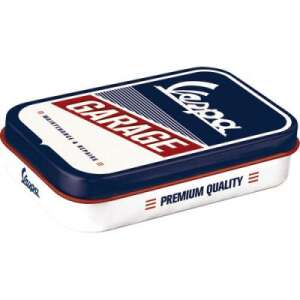 Vespa Garage metal tin with peppermint dragees - Cukorka