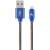Cablu Gembird 8-pin USB Tip A la Lightning, 2m, albastru, design denim