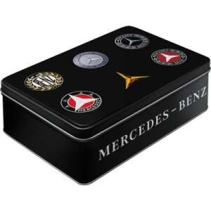 Mercedes-Benz metal storage box with embossed logo - Kitchen Storage Container