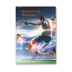 TOPTIMER Diáknaptár 2024-2025 tanév, B6, heti, TOPTIMER "Focis" diáknaptár foci mintával - TOPTIMER