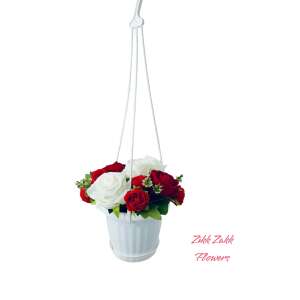 Karen Vörös Rózsás függő -kaspó