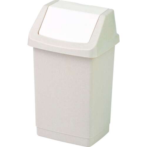 CURVER Click-It 9L Abfallbehälter mit Klappdeckel, beige