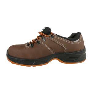 TALAN STYLER LOW S3+SRC munkavédelmi cipő, barna nubuk bőr, oldalnézet - TALAN