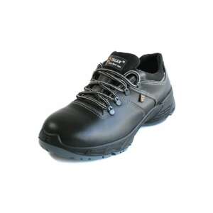TALAN STYLER LOW BLACK S3+SRC munkavédelmi cipő, fekete bőr, fűzős, légáteresztő, kényelmes, tartós, munkacipő - TALAN
