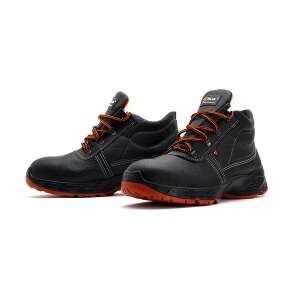 TALAN FORWARD S3+SRC munkavédelmi bakancs, fekete bőr, oldalnézet - Munkavédelmi bakancs