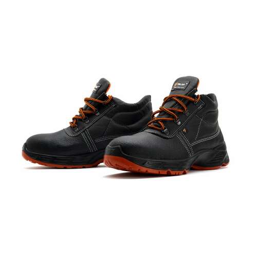 TALAN FORWARD S3+SRC munkavédelmi bakancs, fekete bőr, elülső nézet
