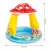 Intex Gomba kupolás bébimedence 102 x 89 cm inflatable baby pool with mushroom canopy, showing dimensions