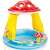 Inflatable baby pool with mushroom canopy, 102 x 89 cm
