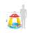 Intex Gomba kupolás bébimedence 102 x 89 cm inflatable baby pool with mushroom canopy dimensions