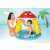 Baby playing in the inflatable mushroom canopy pool, 102 x 89 cm