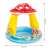 Inflatable baby pool with mushroom canopy, 102 x 89 cm, dimensions