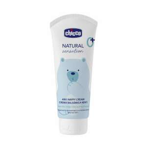 Chicco Natural Sensation 4 az 1-ben popsikrém, 100 ml, cinkoxiddal, panthenollal és E-vitaminnal, a baba érzékeny bőrére - Popsikrém