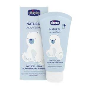 Chicco Natural Sensation Baby Body Lotion, with Shea Butter and Vitamin E, 150ml, approved by dermatologists and pediatricians - Baby Lotion & Face Cream
