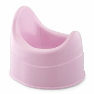 Pink recycled plastic potty with backrest for toilet training - Diapering