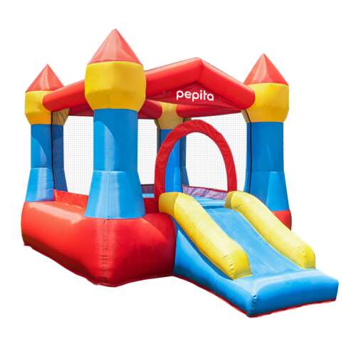 Pepita Castle Bouncy castle 260x190x170cm with slide #red-blue