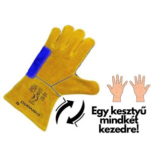 Parweld Hegesztőkesztyű - Megfordítható - Marhabőr - 11-es 127543269 - Védőfelszerelés