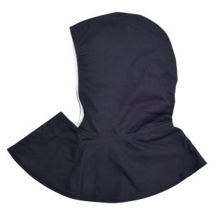 Hegesztőkámzsa fejvédő, vastag sűrű szövet (335g), hosszú nyak résszel, kék 128161534 - Arcvédő