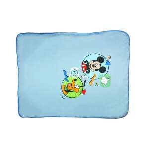 Disney Mickey és Plútó babatakaró, kék, 70x90cm - Babatakaró