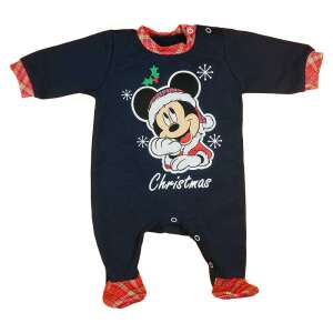 Hosszú ujjú, belül enyhén bolyhos baba rugdalózó karácsonyi Mickey egér mintával - 74-es méret 35969326 Rugdalózó, napozó - Mickey egér