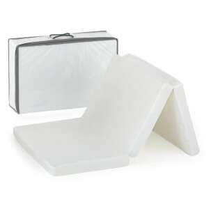 Petite&Mars FOLDIE összehajtható utazóágy matrac, fehér, 60x120x5 cm, hordtáskával - Utazóágy és Kiegészítői