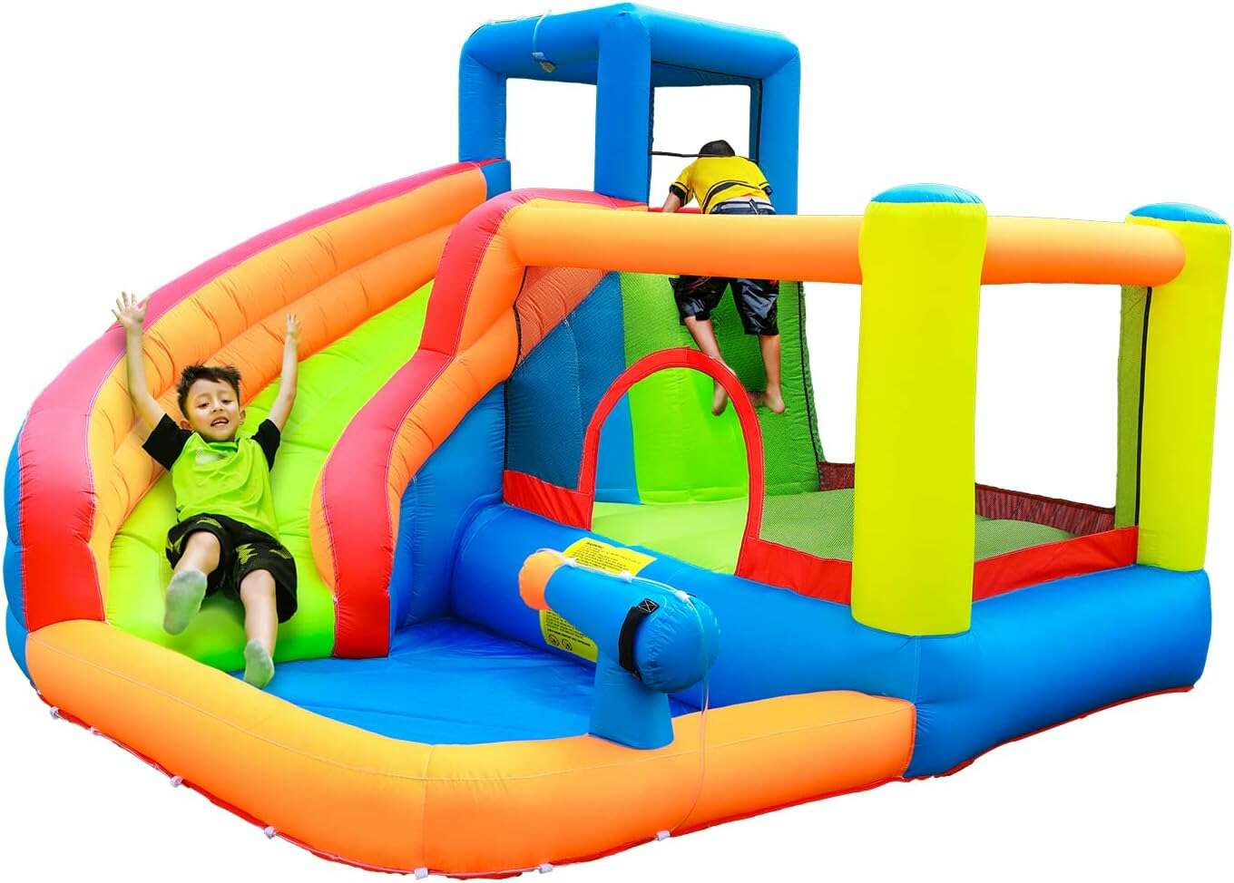 Pepita Funny XXL vodný skákací hrad 430x400x225cm so šmykľavkou,...