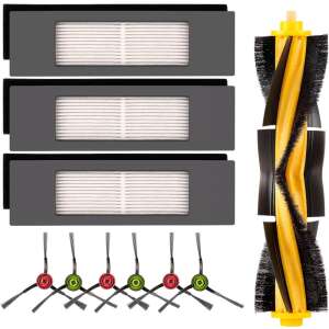 10 darabos Cserealkatrész és Kiegészítő készlet Ecovacs DEEBOT OZMO 920/950/T8/AIVI Max/T9/T5/N5/N7/N8+ N8 Pro Plus Robotporszívóhoz, Újracsomagolt termék