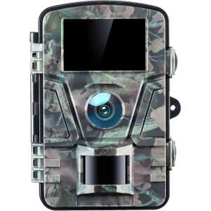 Vadászkamera 940nm Láthatatlan Éjjellátóval és 2.4" LCD Kijelzővel, 16MP, 1080P