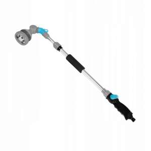 Cellfast Telescopic Watering Wand IDEAL, showing the product and its features - Sprinkler Head