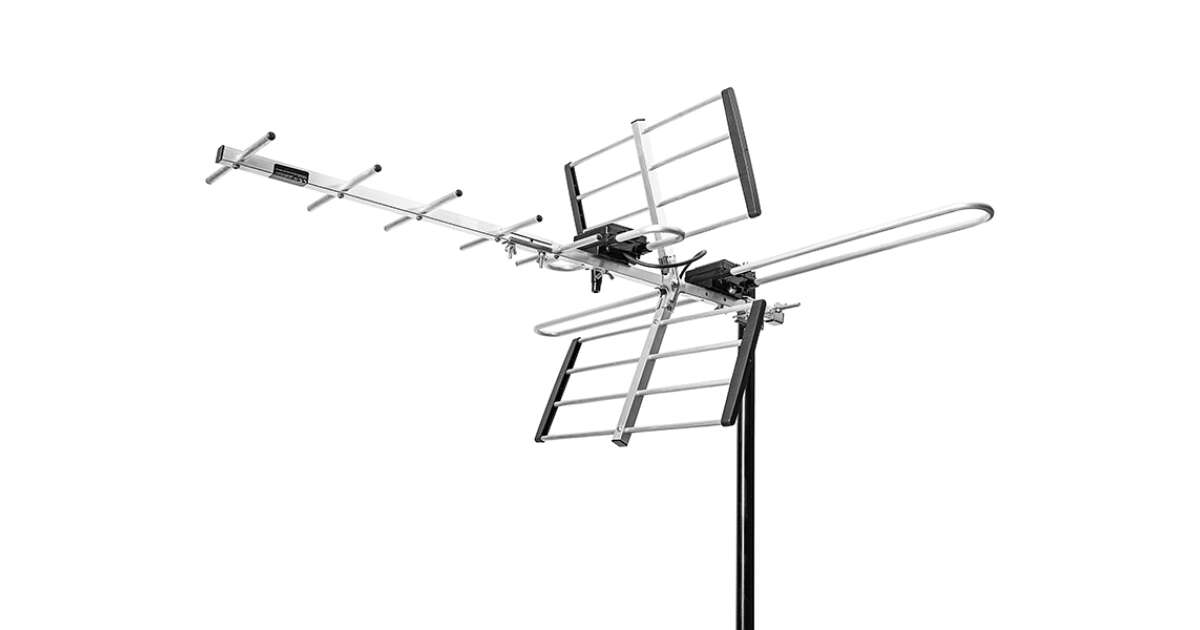 Antenna DVB-T ATD32S VHF/UHF MUX8 passzív - FullHD és a 4K UltraHD ...