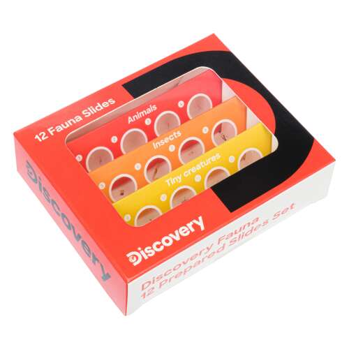 Discovery 12 Fauna Slides előkészített mikroszkóp tárgylemezek készlet dobozban