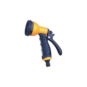 Daye DY2077 7-Funktionen-Gartenschlauchdüse, gelb und schwarz - Bewässerungsdüsen