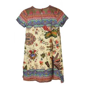 Desigual Virágos Lányruha - Rövid Ujjú 135854944 - Desigual