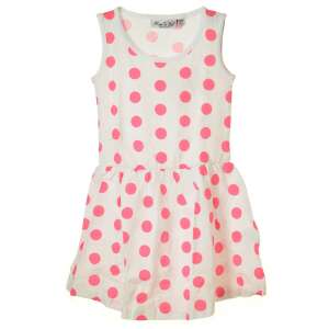 Lány Nyári Ruha - Rózsaszín Pöttyös - Pamut 49891687 - Knot So Bad