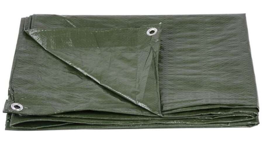 Erős Zöld Takaróponyva - 4x5m - 65g/m2