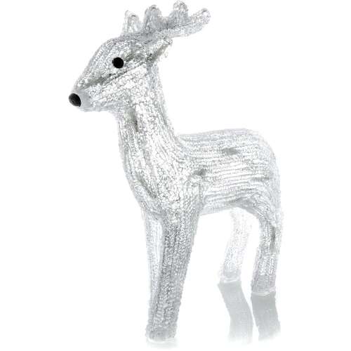 Retlux RXL 253 karácsonyi dekoráció, rénszarvas, akryl, 30 LED, hideg fehér