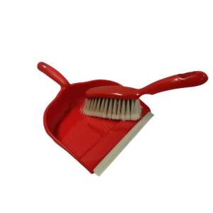 Porkefe lapáttal piros 35999343 - Takarító kefe