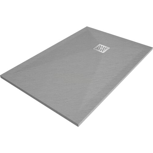 Mexen Stone+ 140x80 cm Szürke Beton SMC Zuhanytálca - Zuhanytálca