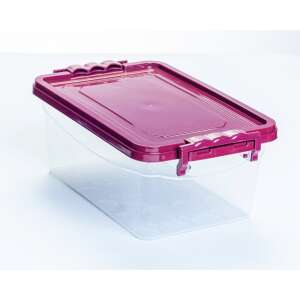 * Tárolódoboz bordó tetővel 6,5L 35999724 - Tárolódoboz & kosár