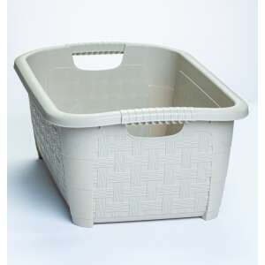 * Rattan hatású ruháskosár 20 L bézs