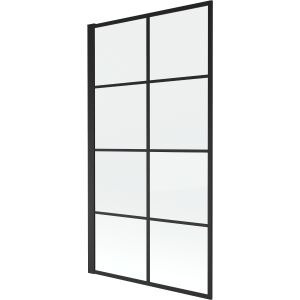 Mexen Alex fekete rácsos kádparaván 80x140cm - Kádparaván