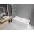 Mexen Alex fekete rácsos kádparaván fürdőszobai környezetben
