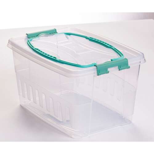 * Tároló doboz zárható tetővel 15 L hordozható 36000212