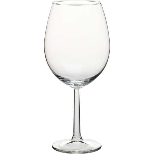 Clear glass wine glass, 5.8dl, stemmed