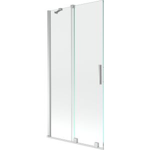 Mexen Velar 2 részes csúszó kádparaván fehér háttérrel - Kádparaván