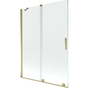 Mexen Velar arany 2 részes csúszó kádparaván - Kádparaván