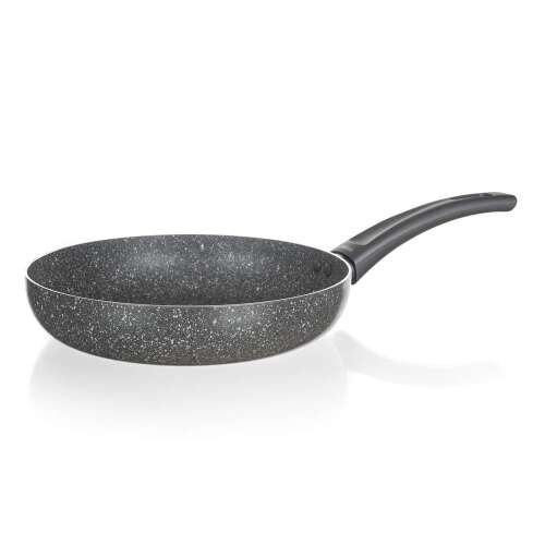 Gránit alumínium serpenyő, 24 cm átmérőjű, tapadásmentes bevonattal, gáz, elektromos, kerámia és indukciós főzőlapon is használható - Granite