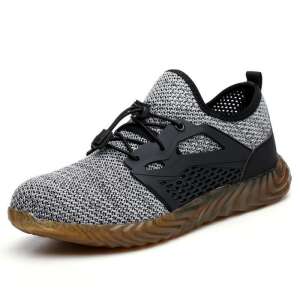 Încălțăminte de siguranță de lucru respirabilă - Gri (mărimea 46) 96593581 - Încălțăminte de siguranță